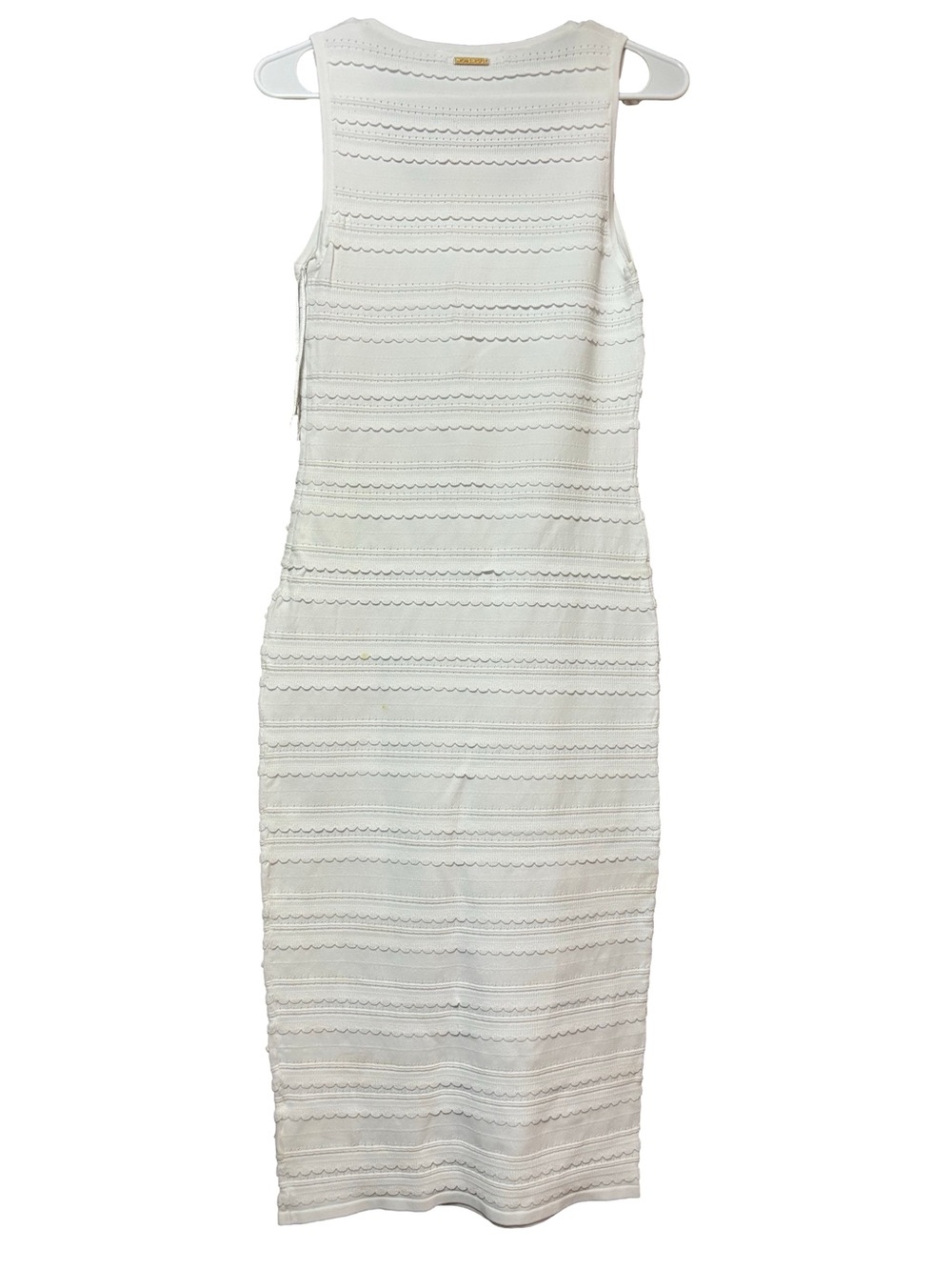 White Lace-Detail Tank Dress - Picture 2 of 5